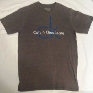Calvin Klein Jeans Short Sleeve T-Shirt Boys Large 14/16 Grey